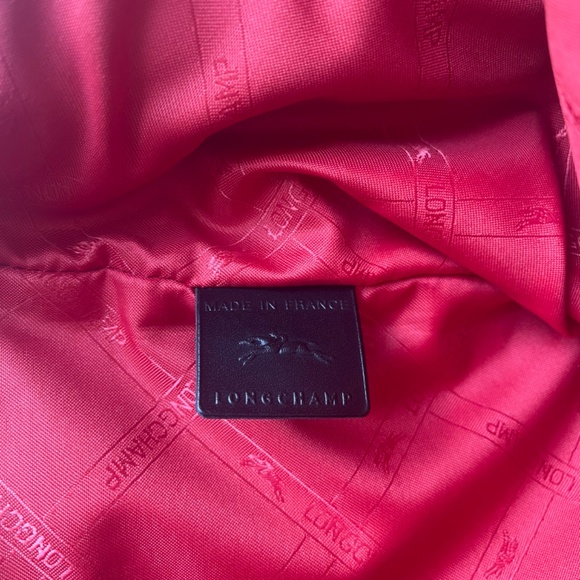 Longchamp Le Pliage Cuir LGP Graffiti Leather Tote Black Graphic Shoulder Bag - Picture 7 of 10